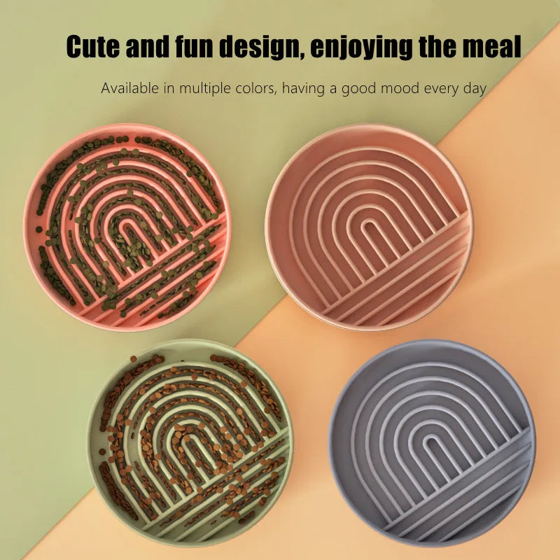 Silicone Dog Lick Mat - Slow Feeder with Suction Cups for Dogs & Cats